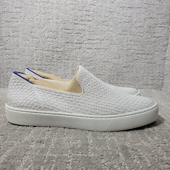 Rothy’s The Sneaker Women's Size 9 US Salt Honey Comfort Slip On Sneakers - Picture 5 of 9
